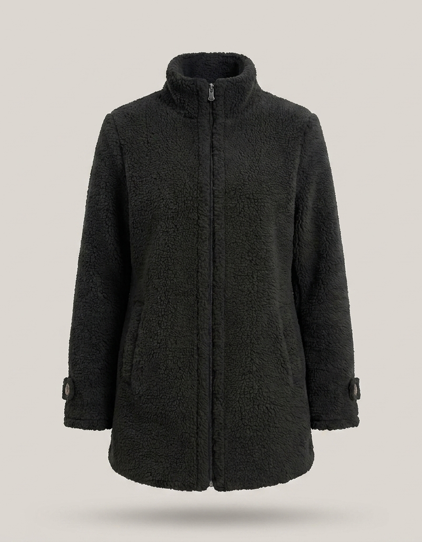 PLUXSTYLE::numise::womens-mid-length-parka::pack-black