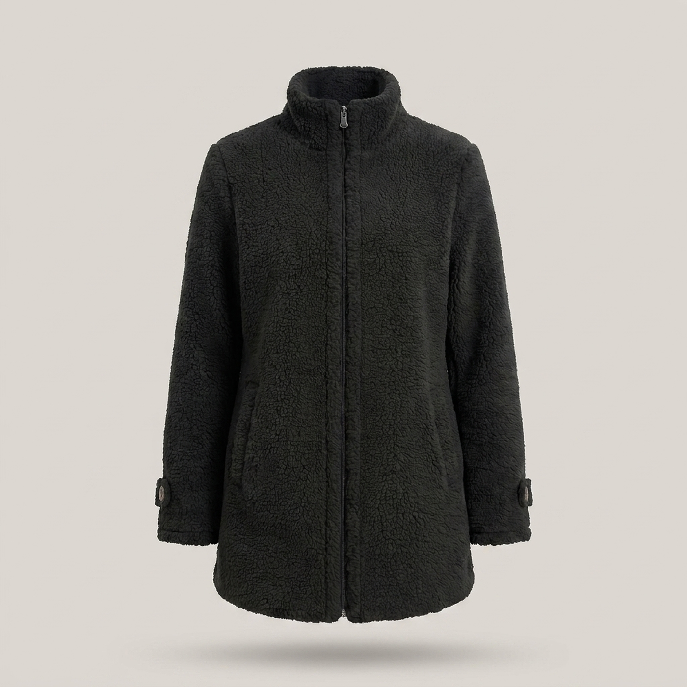 PLUXSTYLE::numise::womens-mid-length-parka::pack-black