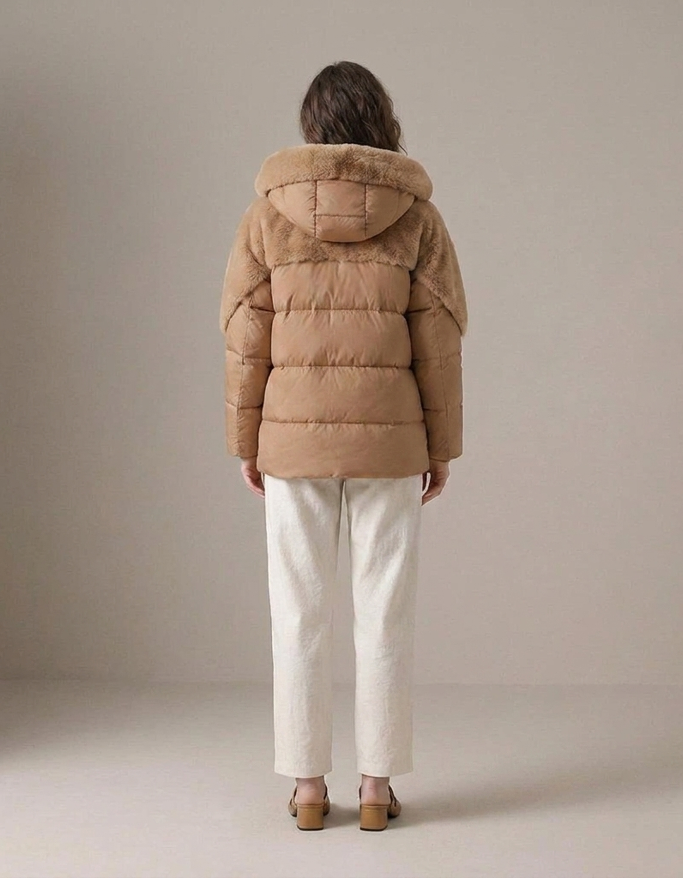 PLUXSTYLE::numise::quilted-hooded-winter-parka::back