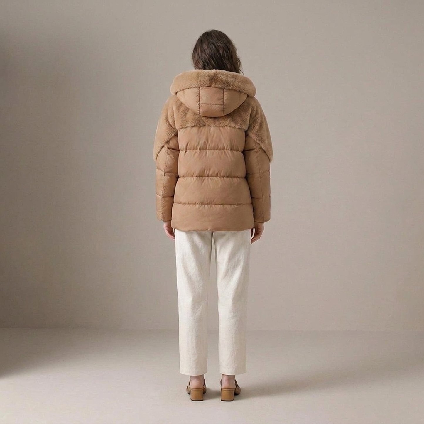 PLUXSTYLE::numise::quilted-hooded-winter-parka::back