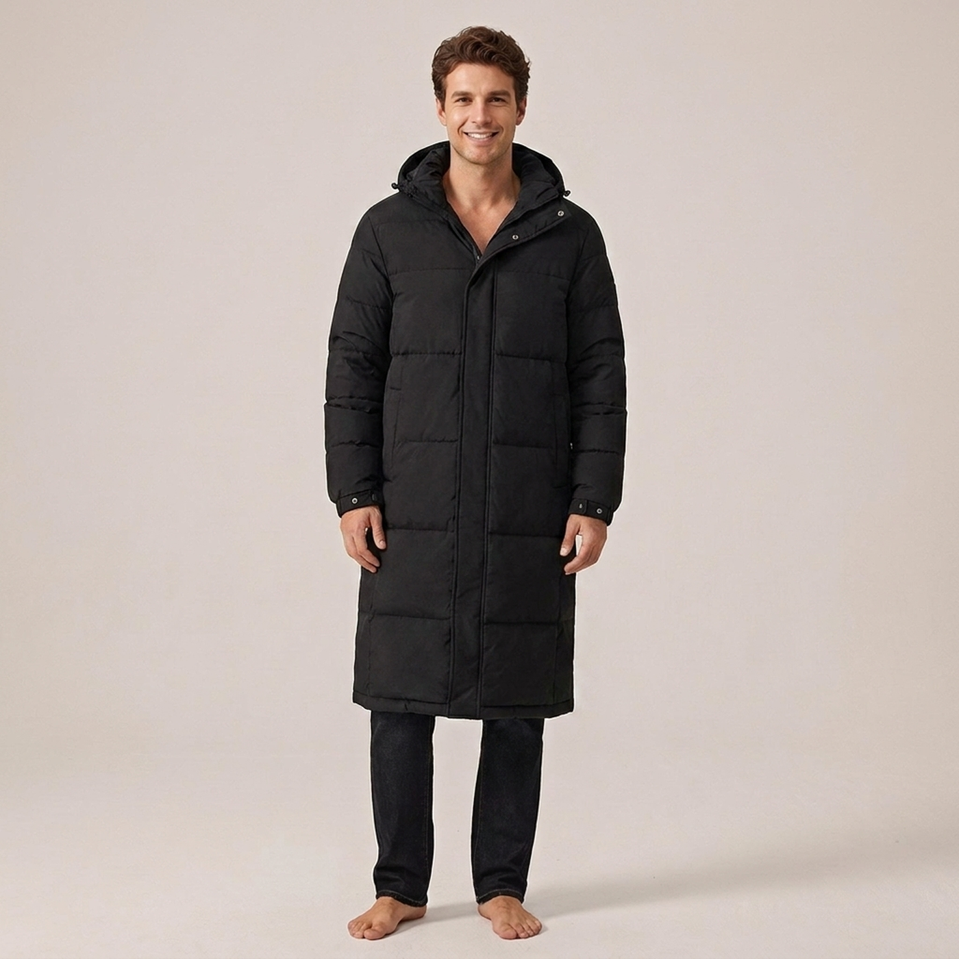 PLUXSTYLE::numise::mens-full-length-winter-parka::front