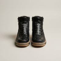 PLUXSTYLE::numise::garcia-double-zip-black-boots::pack-black