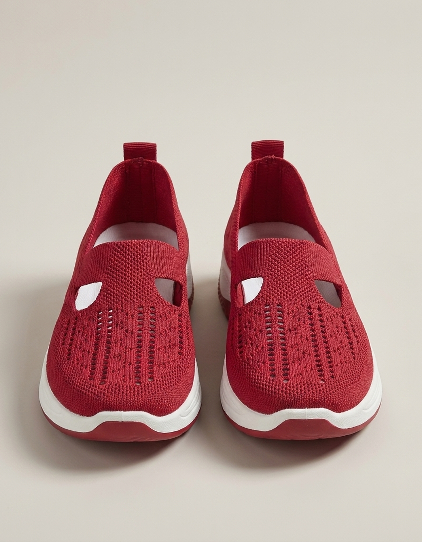 PLUXSTYLE::numise::daria-supportive-slip-on-shoes::pack-red