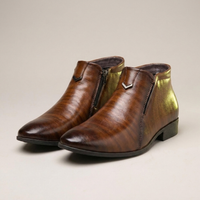 PLUXSTYLE::numise::beckett-side-zip-boots::closeup-detail