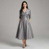 Willa | Women's Holiday V-Neck Evening Dress