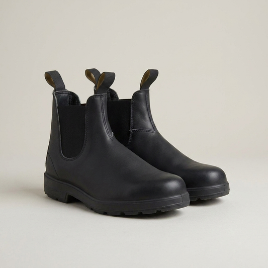 PLUXSTYLE::numise::mens-lug-sole-chelsea-boots::closeup-detail