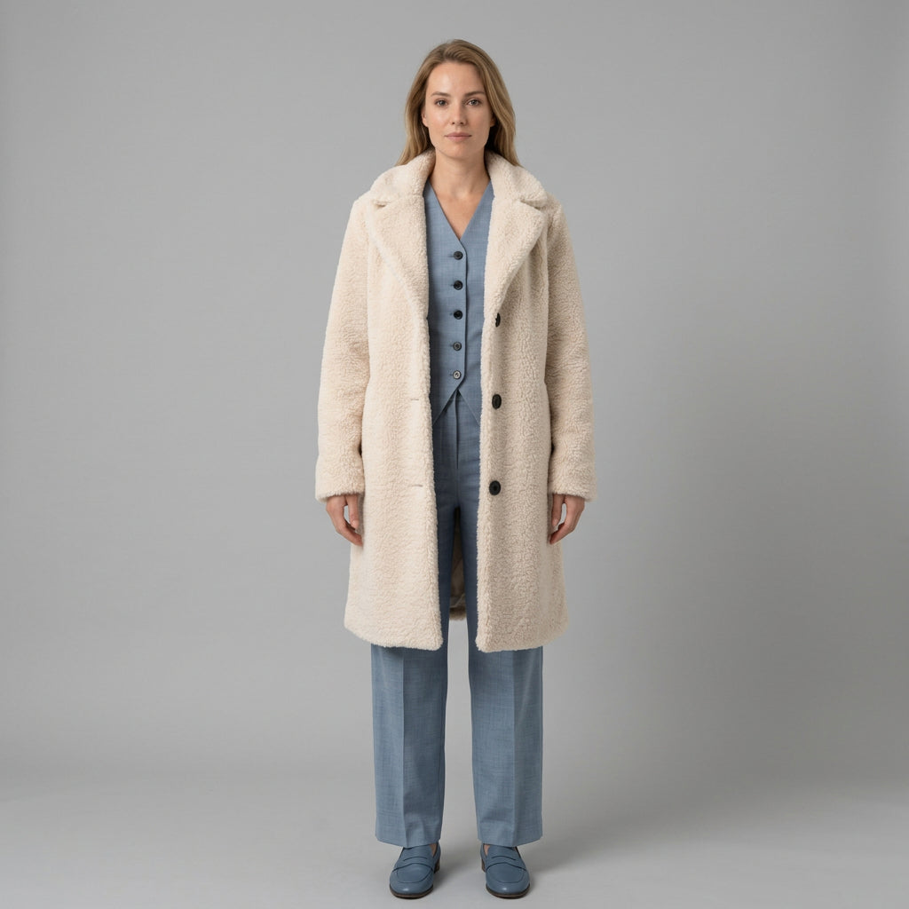 Relaxed Fit Longline Coat