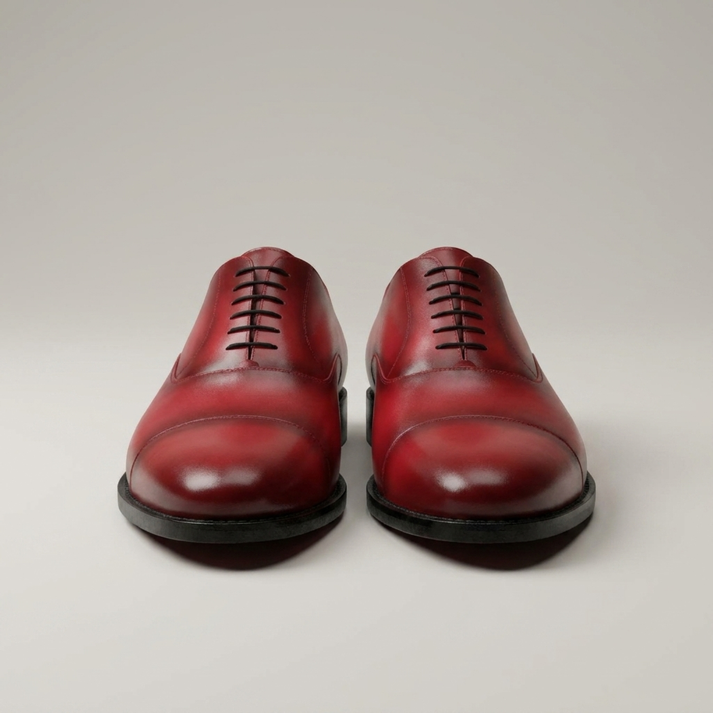 PLUXSTYLE::numise::mens-red-oxford-dress-shoes::pack-red
