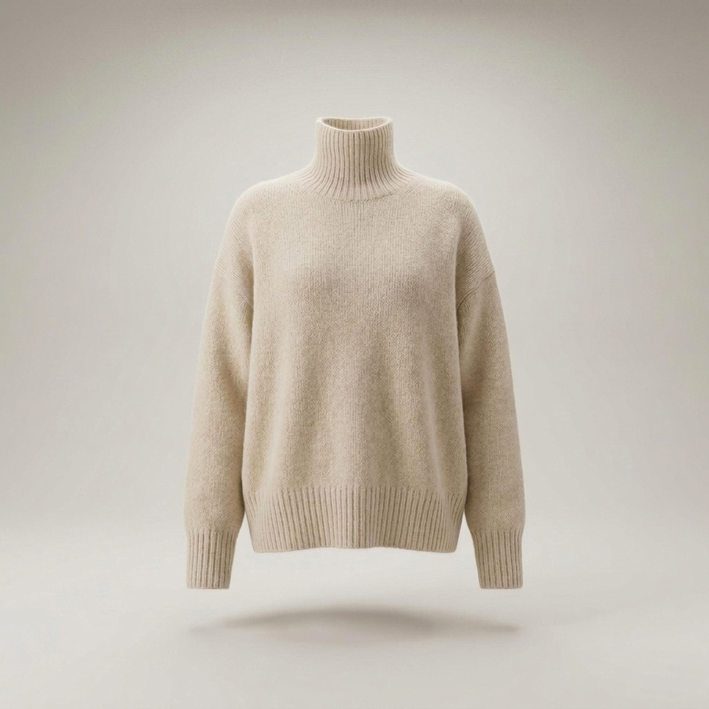 PLUXSTYLE::numise::aria-oversized-turtleneck-sweater::pack-beige