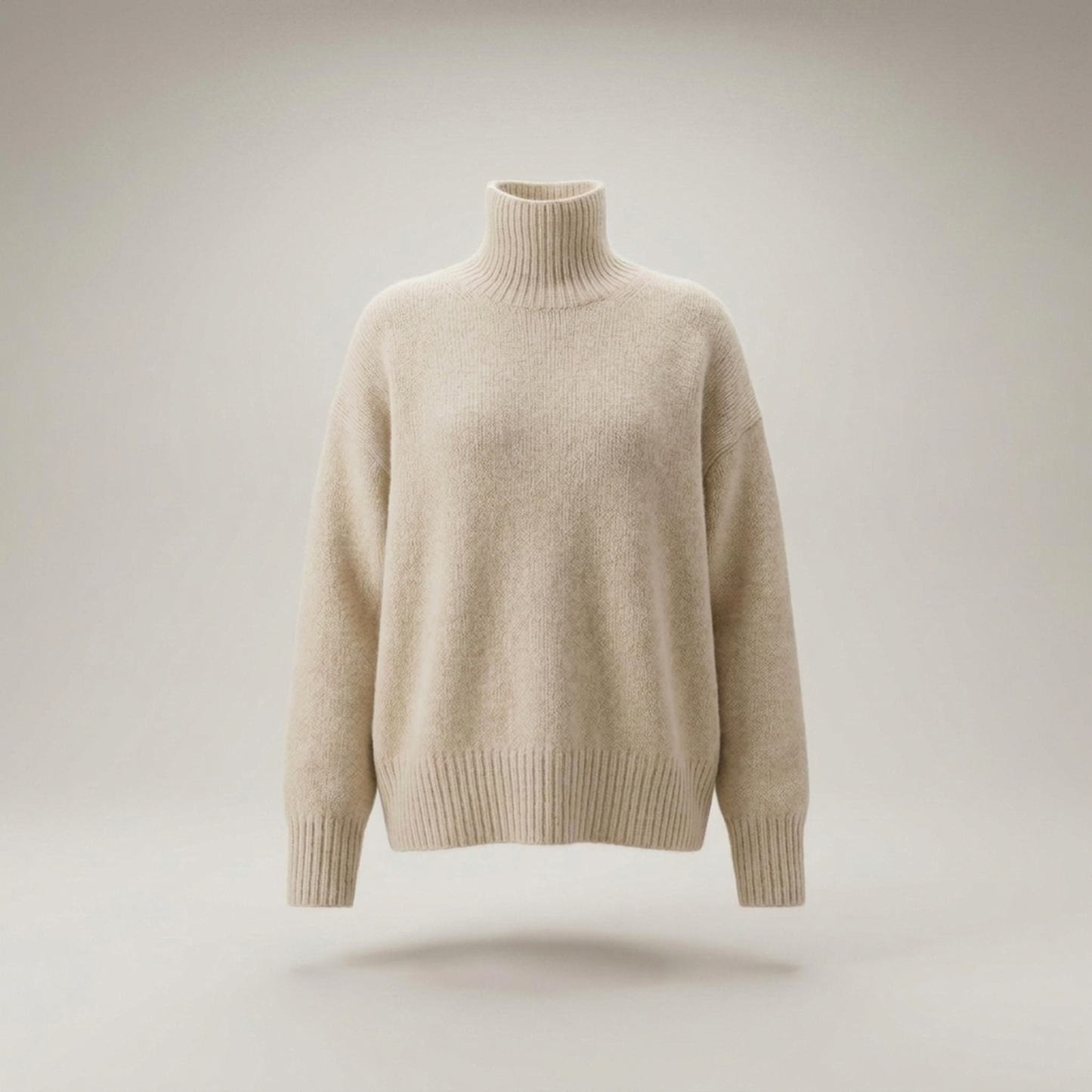 PLUXSTYLE::numise::aria-oversized-turtleneck-sweater::pack-beige