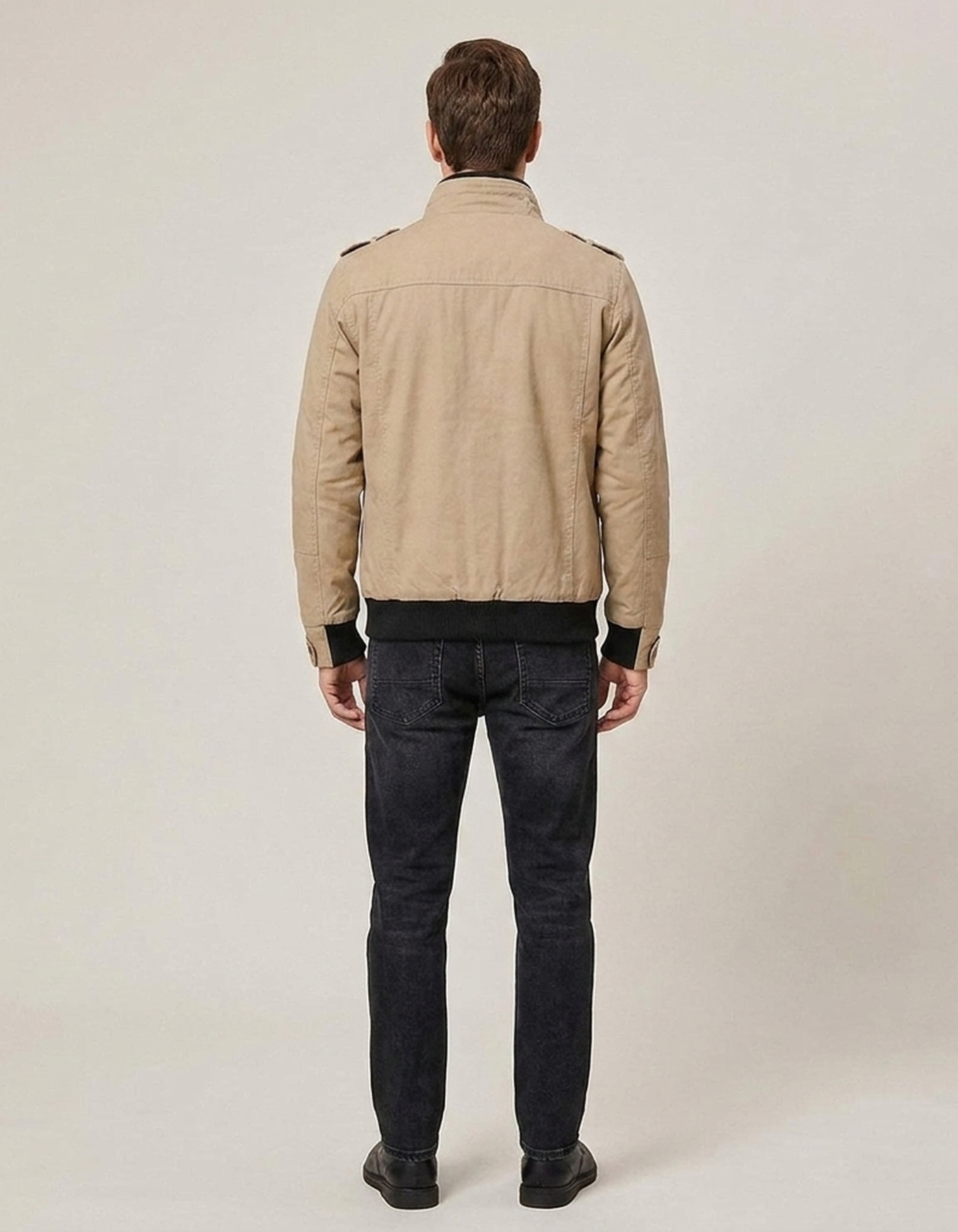 PLUXSTYLE::numise::mens-everyday-zip-up-parka::back