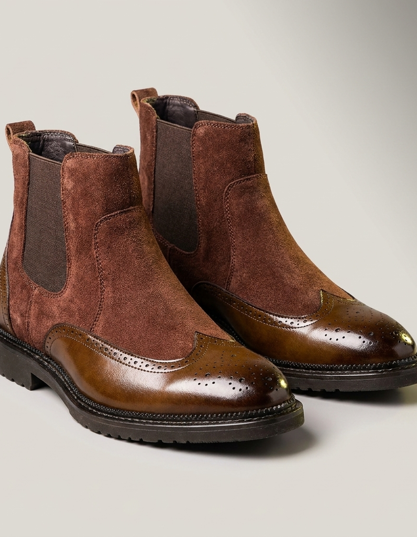 PLUXSTYLE::numise::alexander-heritage-ankle-boots::pack-cognac-brown