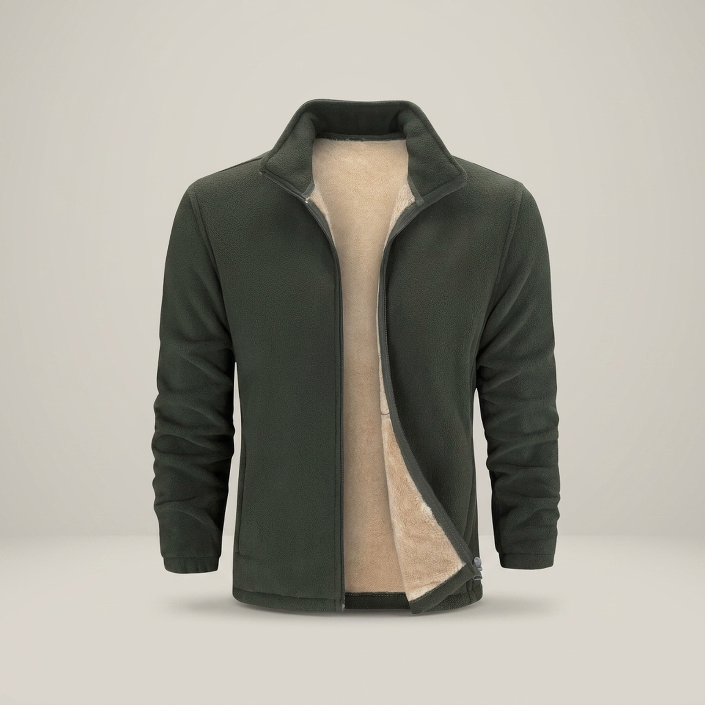 PLUXSTYLE::numise::alex-unisex-zip-up-parka::pack-green