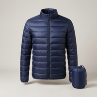 PLUXSTYLE::numise::mens-packable-puffer-parka::pack-blue