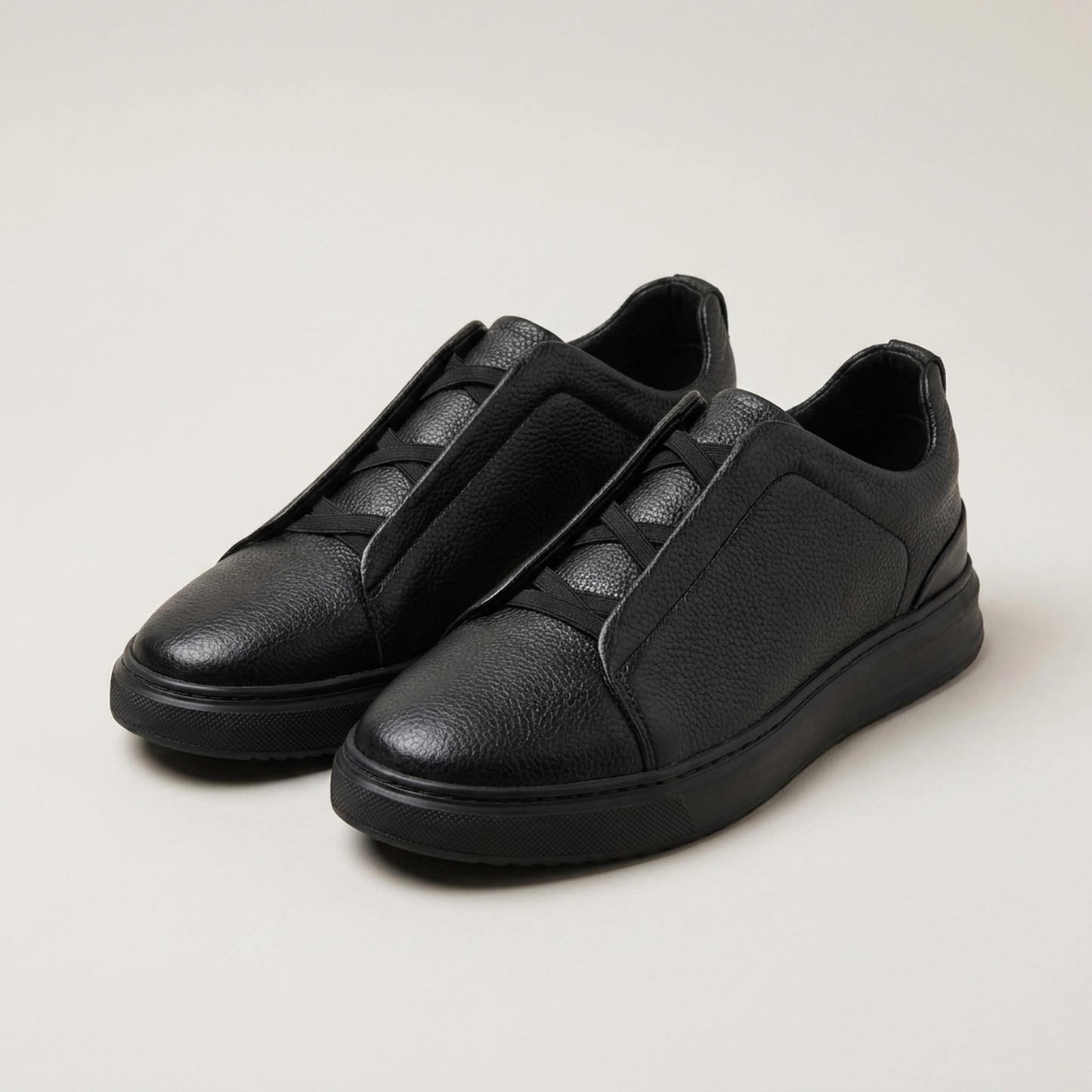 PLUXSTYLE::numise::heritage-crossover-sneakers::pack-black