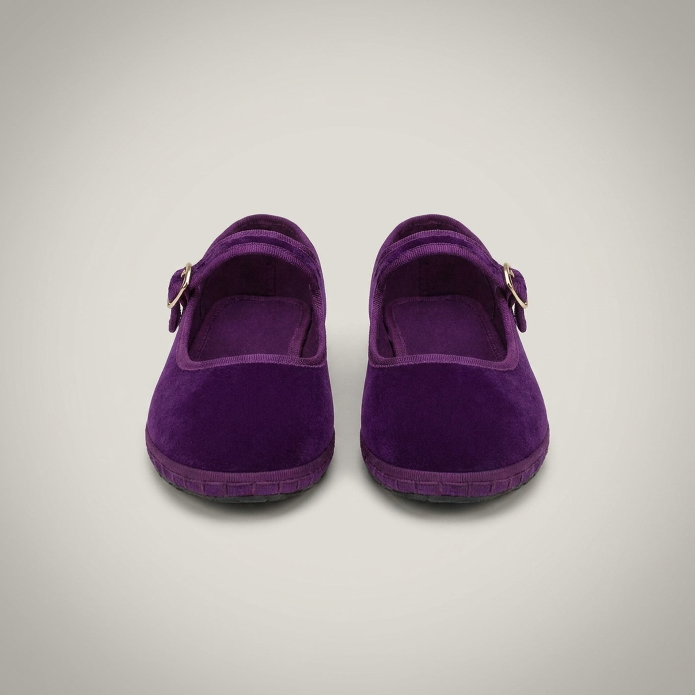 PLUXSTYLE::numise::buckle-strap-mary-jane-flats::pack-purple