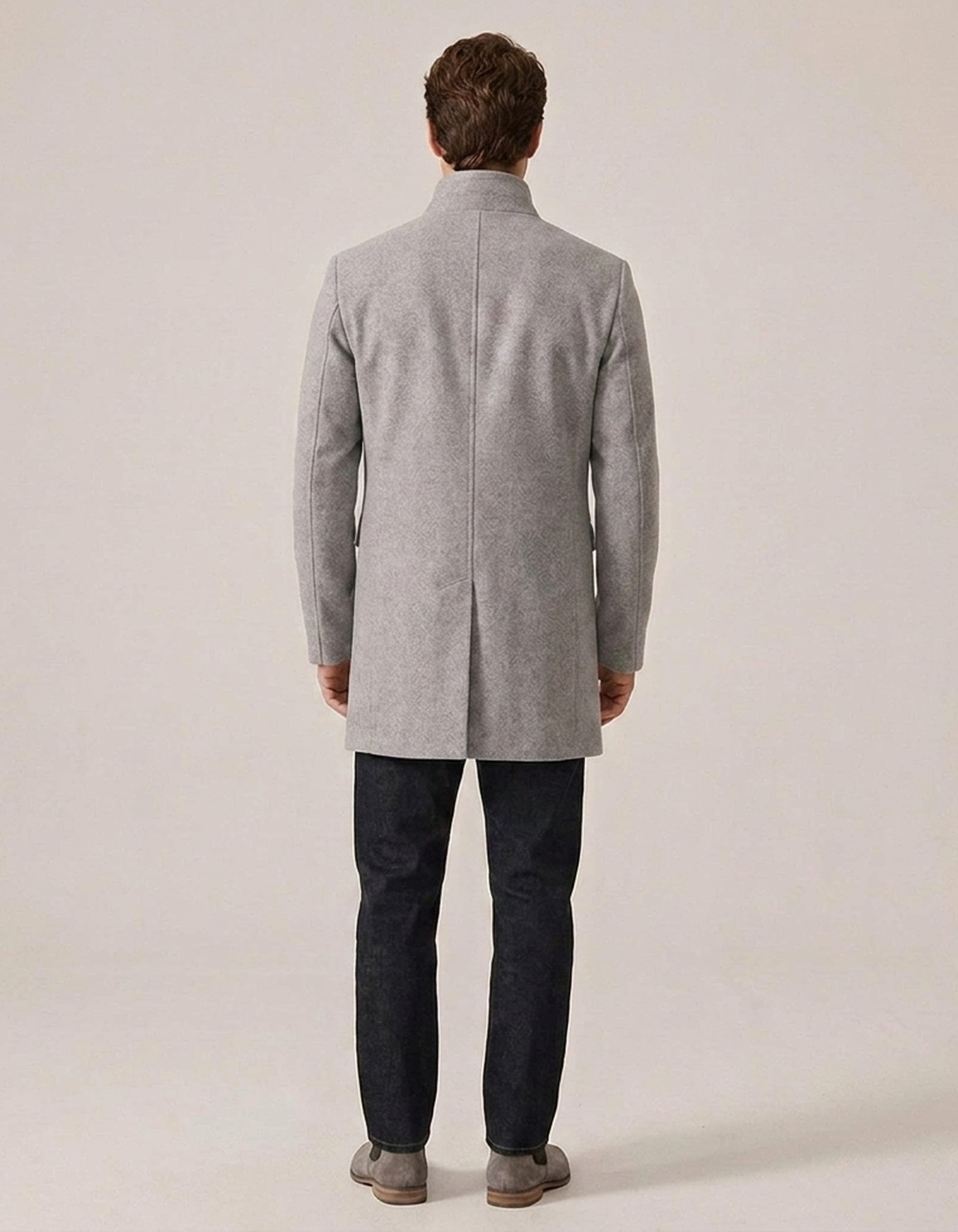 PLUXSTYLE::numise::mens-slim-fit-parka::back