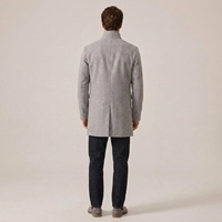 PLUXSTYLE::numise::mens-slim-fit-parka::back
