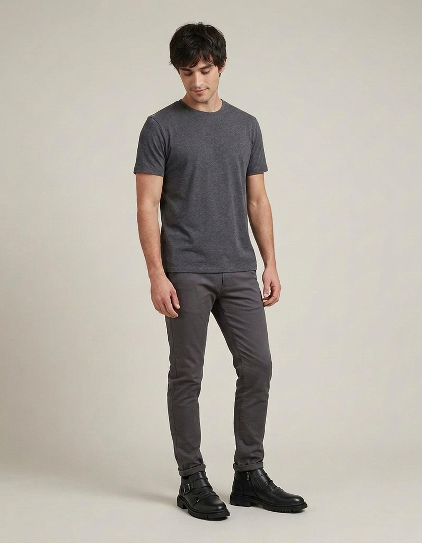 PLUXSTYLE::numise::mens-dual-buckle-lug-sole-footwear::zoom-out