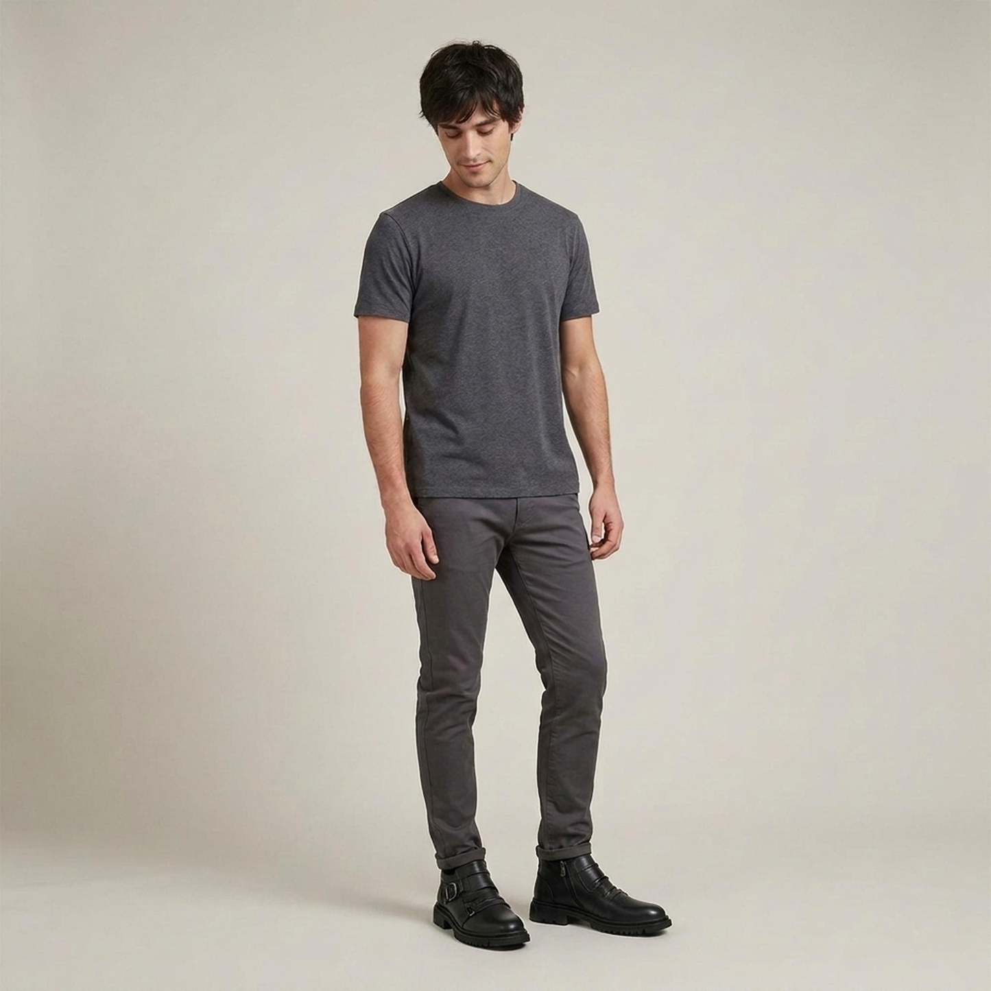PLUXSTYLE::numise::mens-dual-buckle-lug-sole-footwear::zoom-out