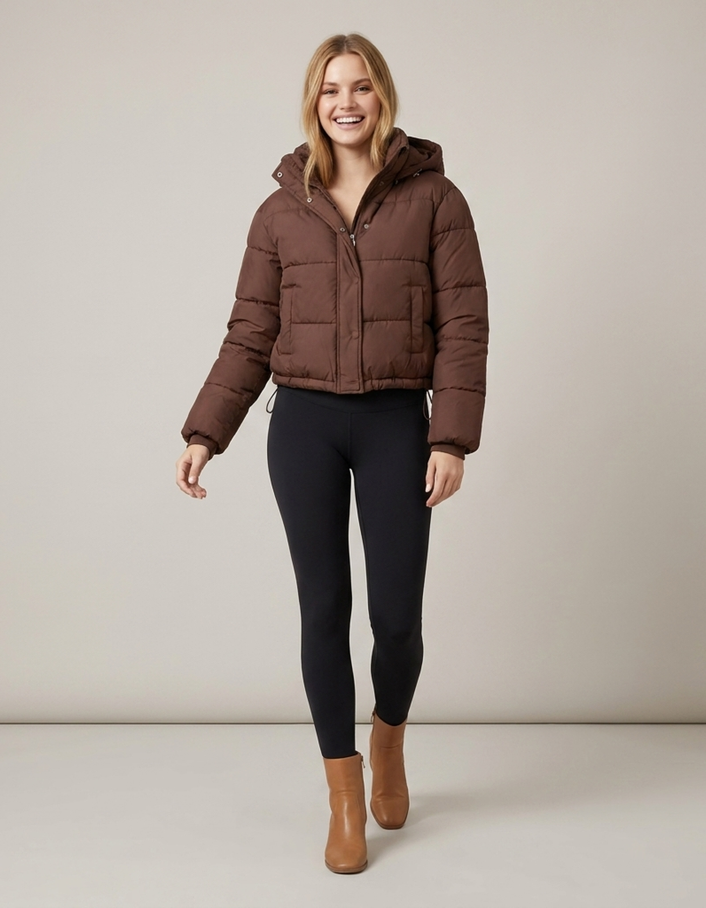 PLUXSTYLE::numise::arielle-cropped-hooded-parka::front