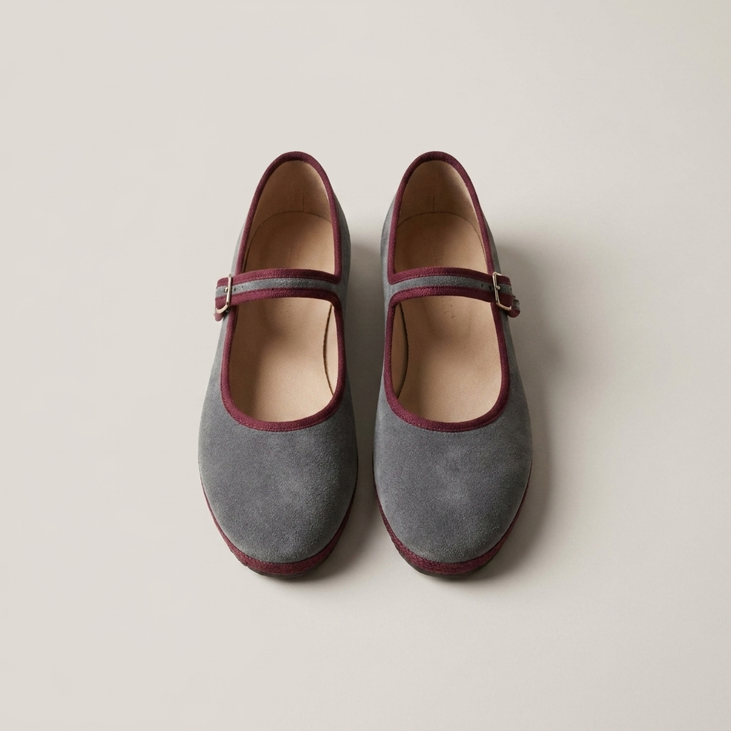 PLUXSTYLE::numise::adjustable-strap-mary-jane-footwear::pack-grey