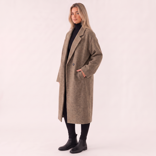 Classic Double-Breasted Trench Coat