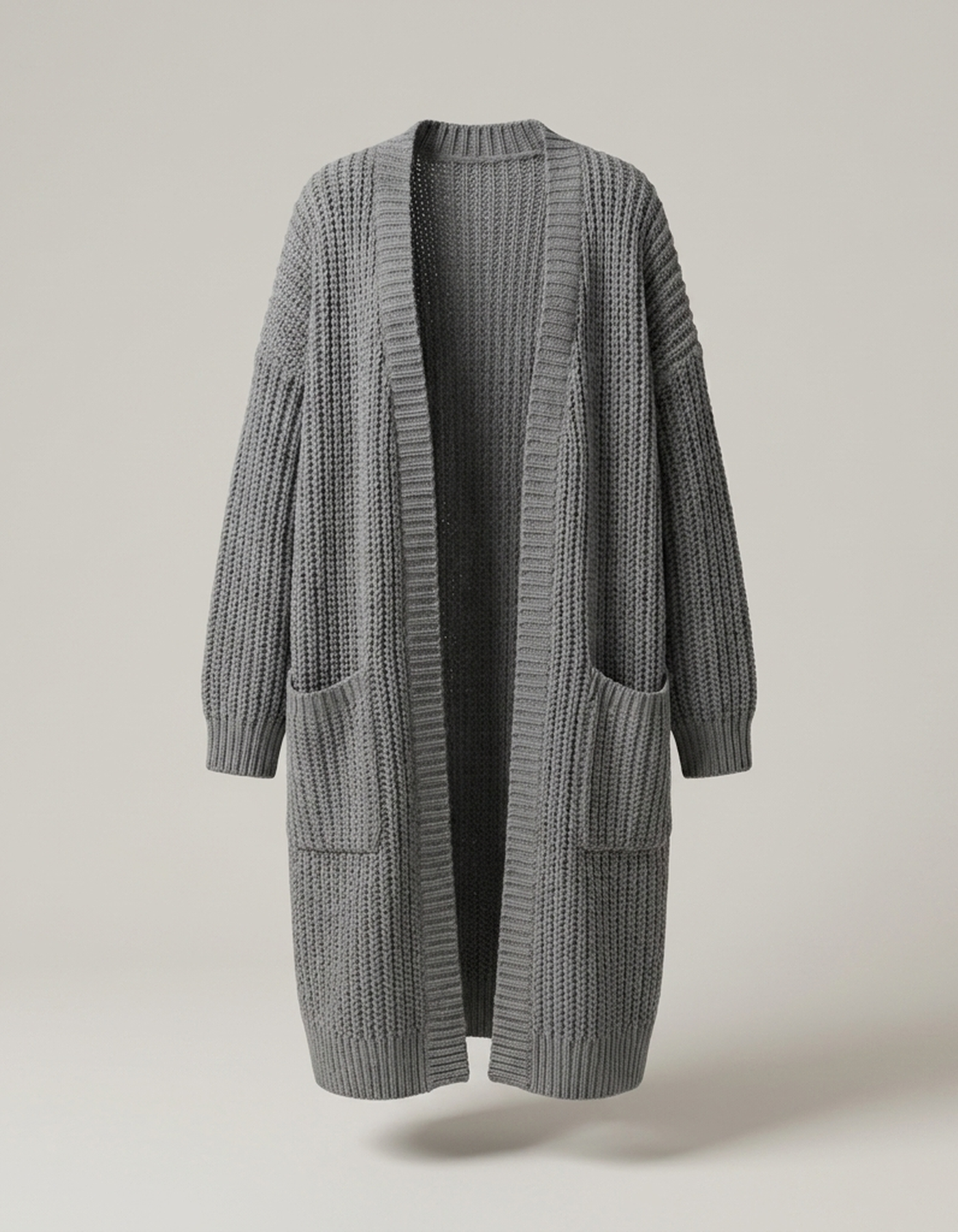 PLUXSTYLE::numise::alice-longline-cardigan::pack-grey