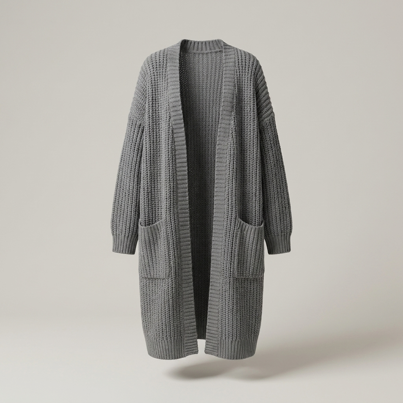 PLUXSTYLE::numise::alice-longline-cardigan::pack-grey