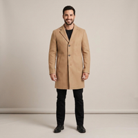 PLUXSTYLE::numise::mens-slim-fit-long-parka::front