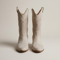 PLUXSTYLE::numise::amelia-perforated-cowboy-boots::pack-beige