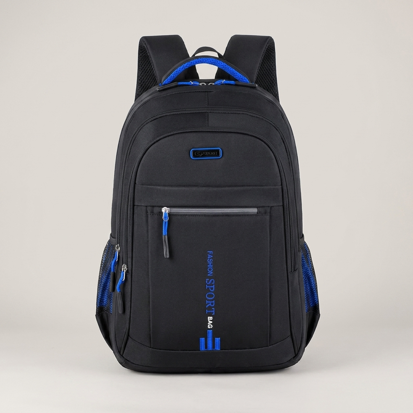 PLUXSTYLE::numise::mens-weatherproof-commuter-backpack::pack-blue