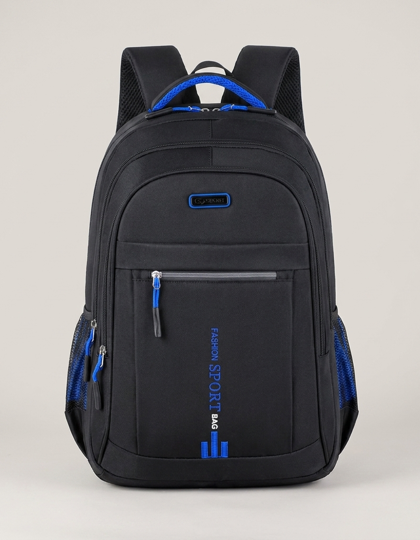 PLUXSTYLE::numise::mens-weatherproof-commuter-backpack::pack-blue