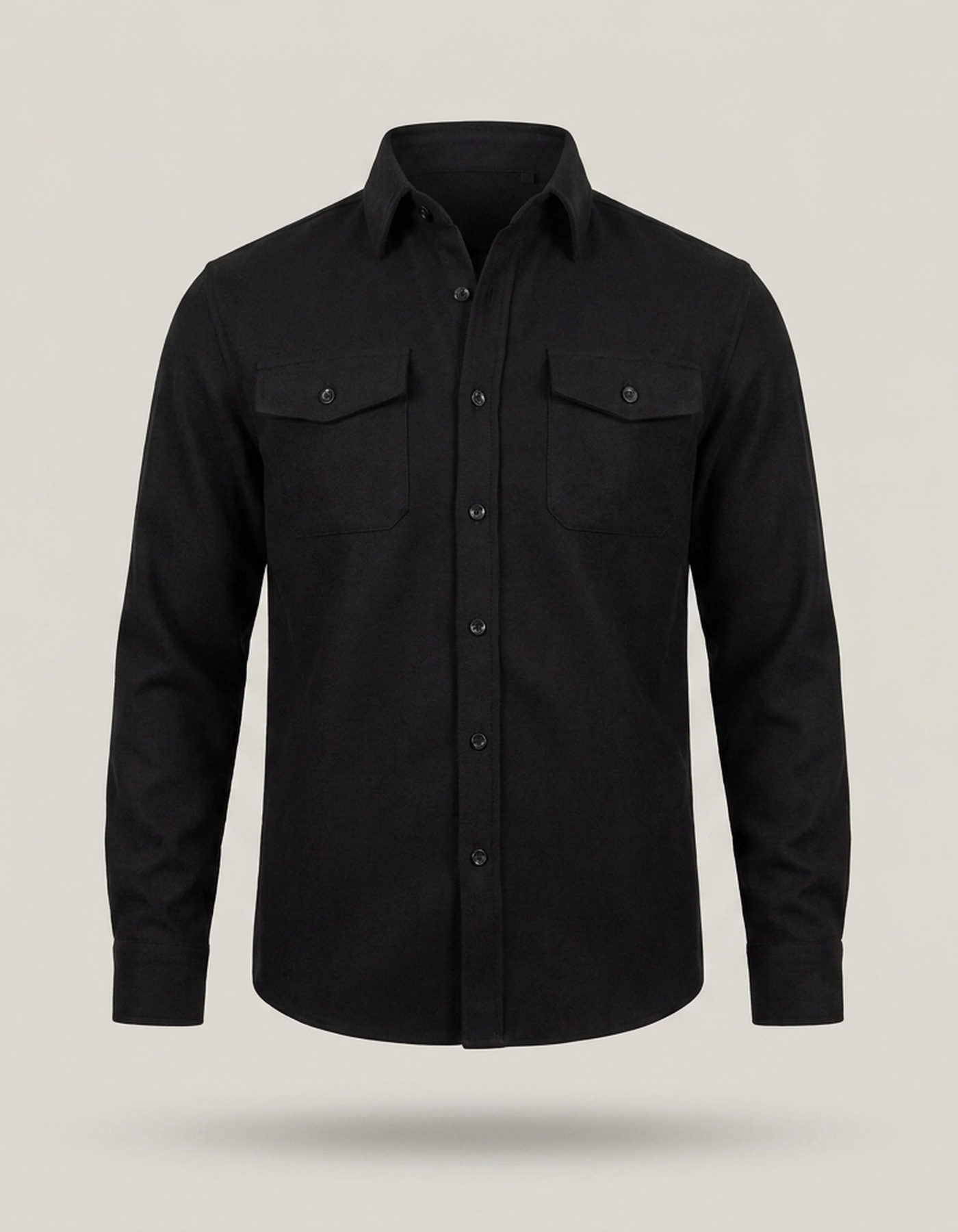 PLUXSTYLE::numise::mens-relaxed-button-up-top::pack-black