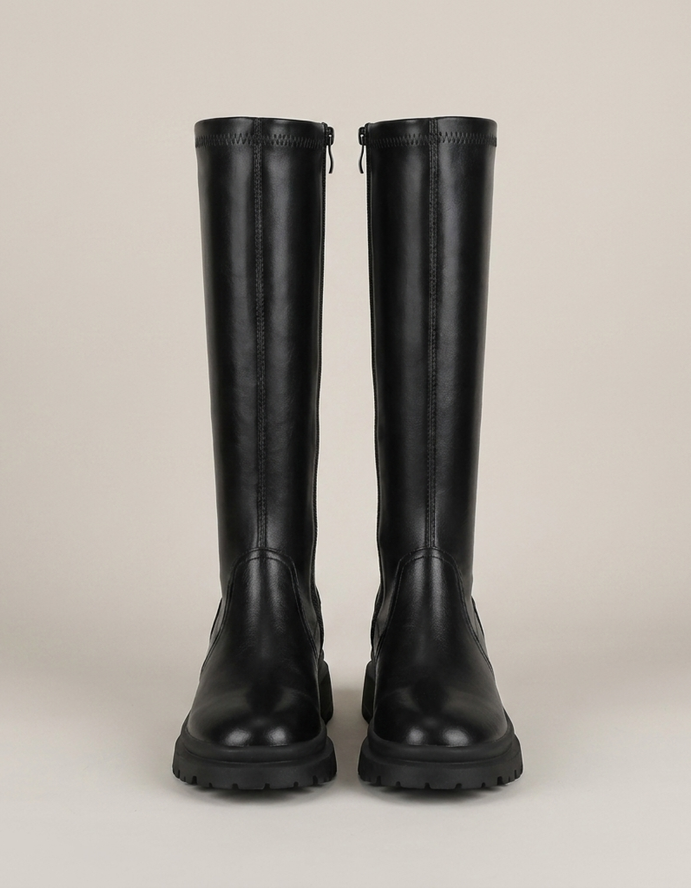 PLUXSTYLE::numise::chunky-knee-high-boots::pack-black