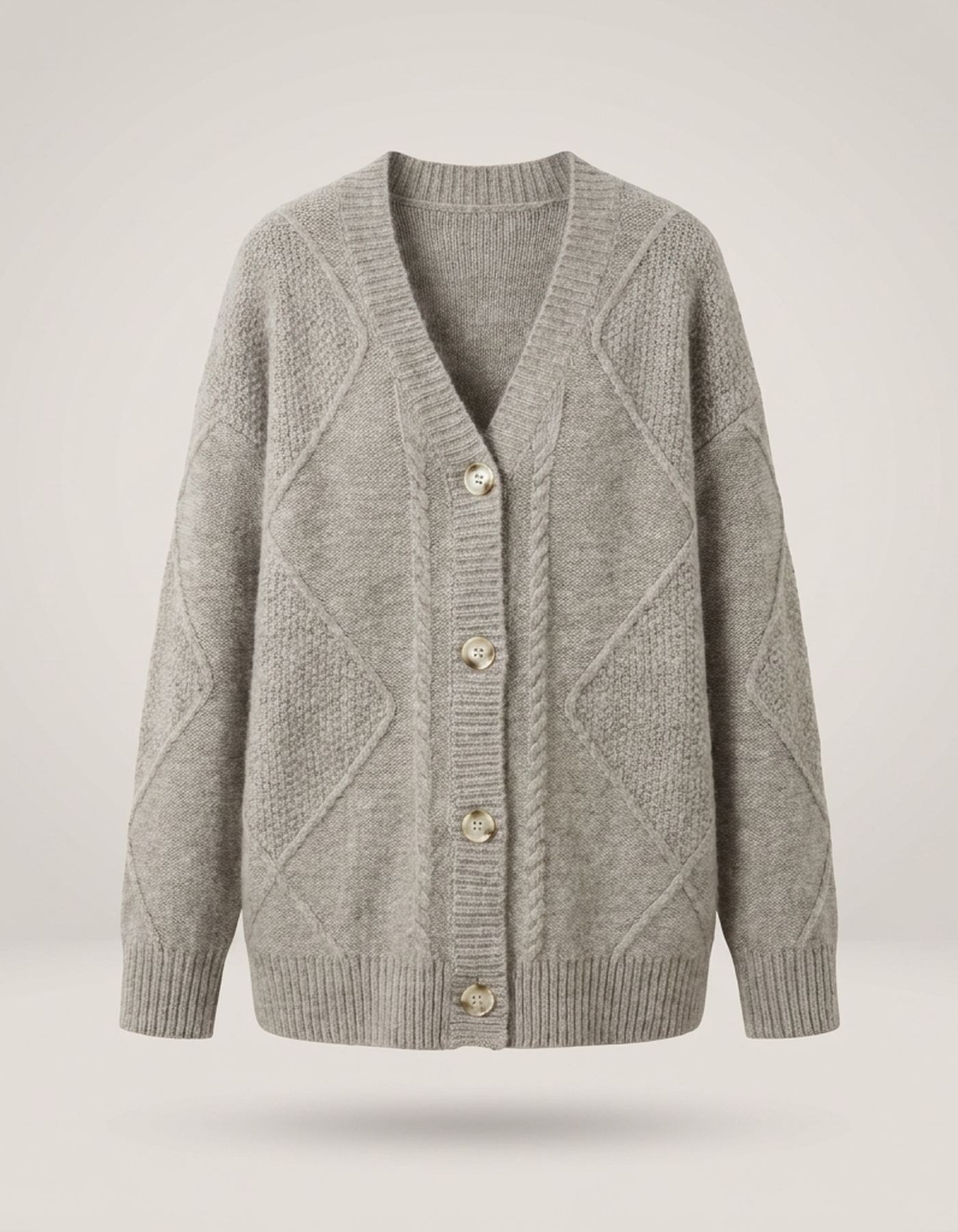 PLUXSTYLE::numise::womens-longline-cardigan::pack-grey