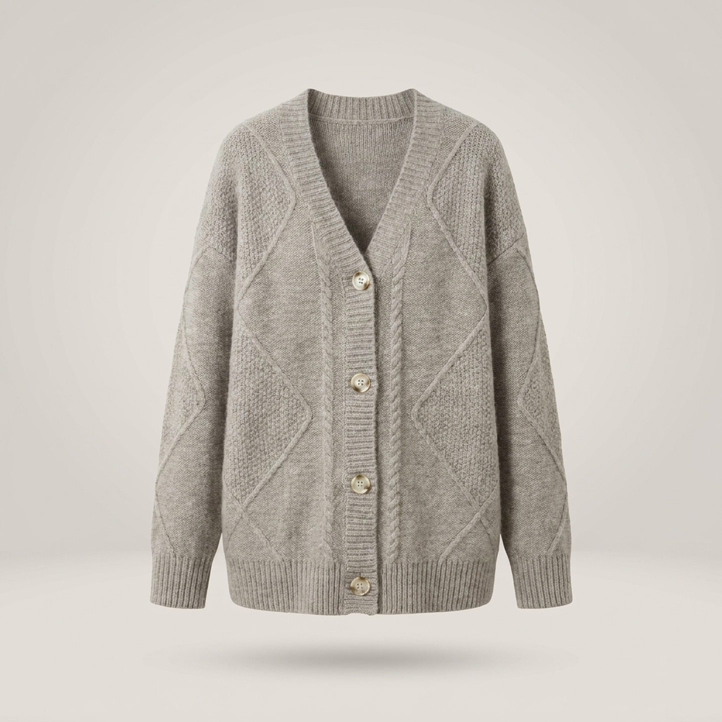 PLUXSTYLE::numise::womens-longline-cardigan::pack-grey