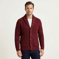 Chunky Texture Collar Cardigan