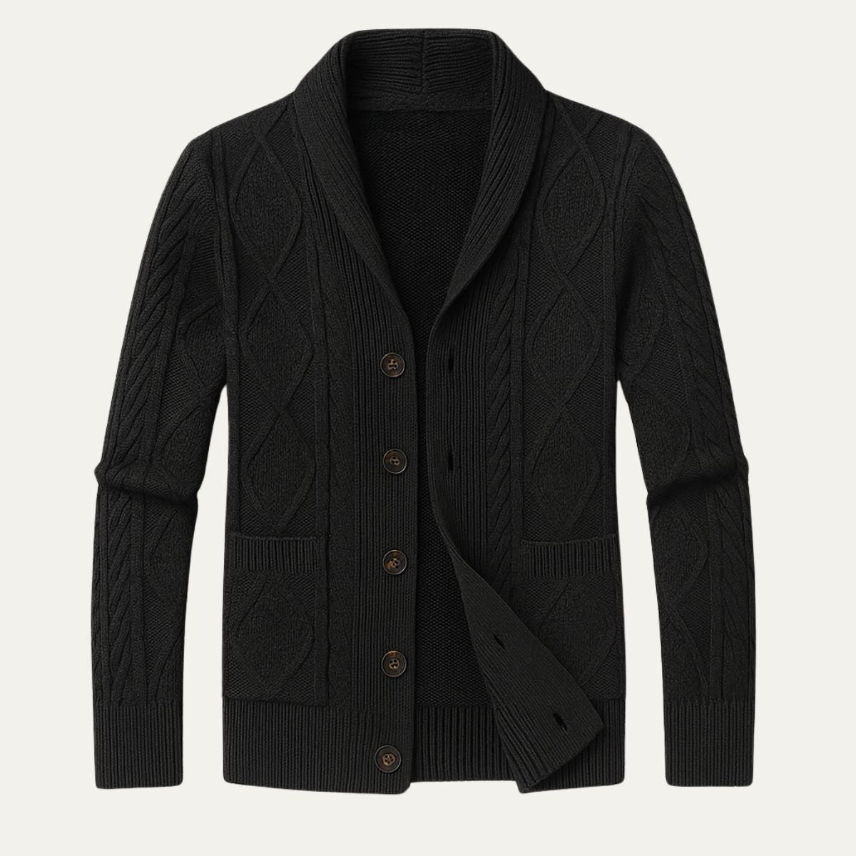 Relaxed Fit Men's Cardigan