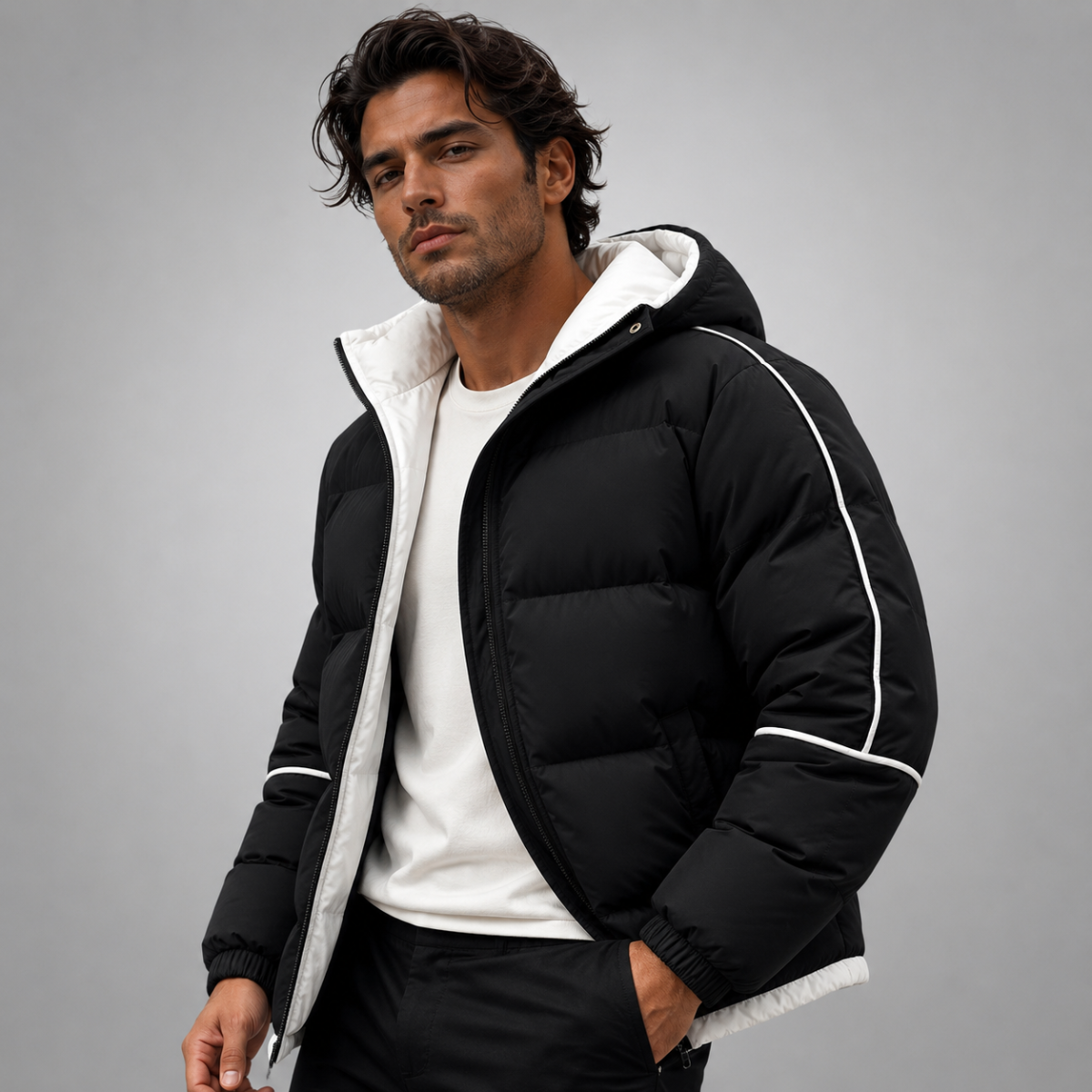 Comfortable Hooded Puffer Jacket