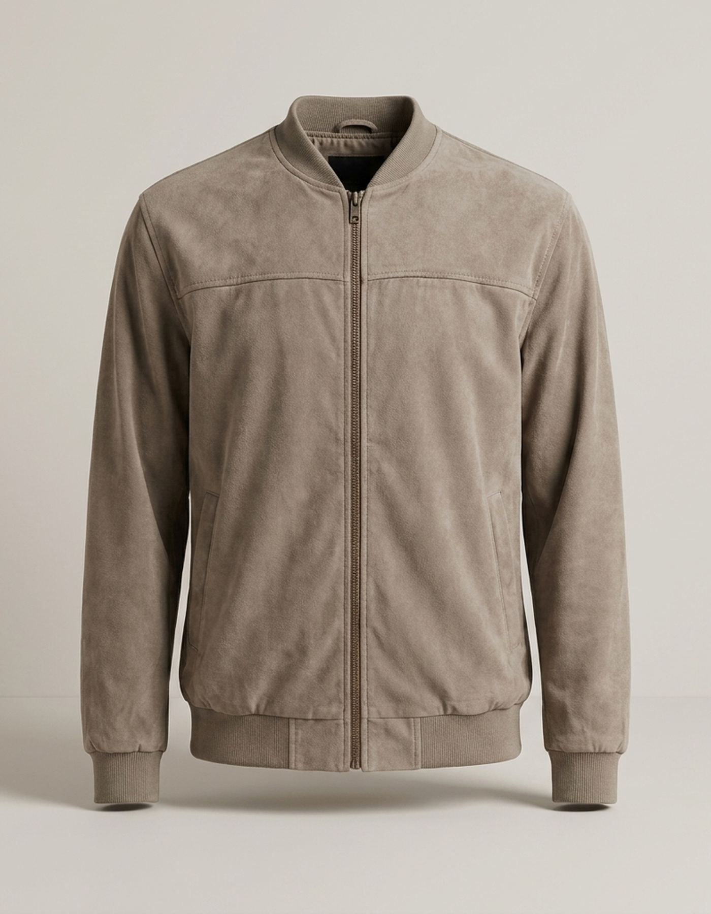 PLUXSTYLE::numise::mens-regular-fit-zip-parka::pack-khaki
