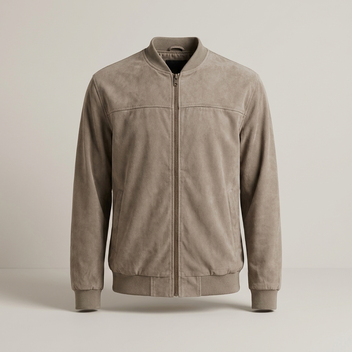 PLUXSTYLE::numise::mens-regular-fit-zip-parka::pack-khaki