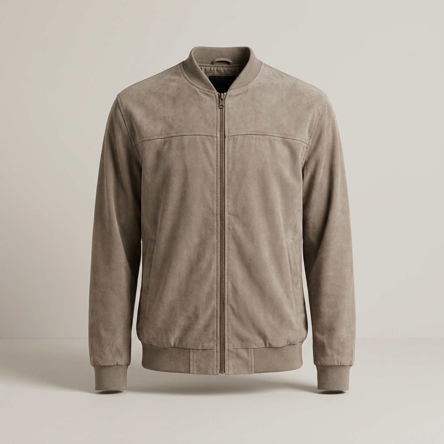 PLUXSTYLE::numise::mens-regular-fit-zip-parka::pack-khaki
