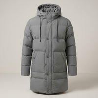 PLUXSTYLE::numise::mens-mid-length-hooded-parka::pack-grey