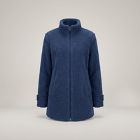PLUXSTYLE::numise::womens-mid-length-parka::pack-deep-blue