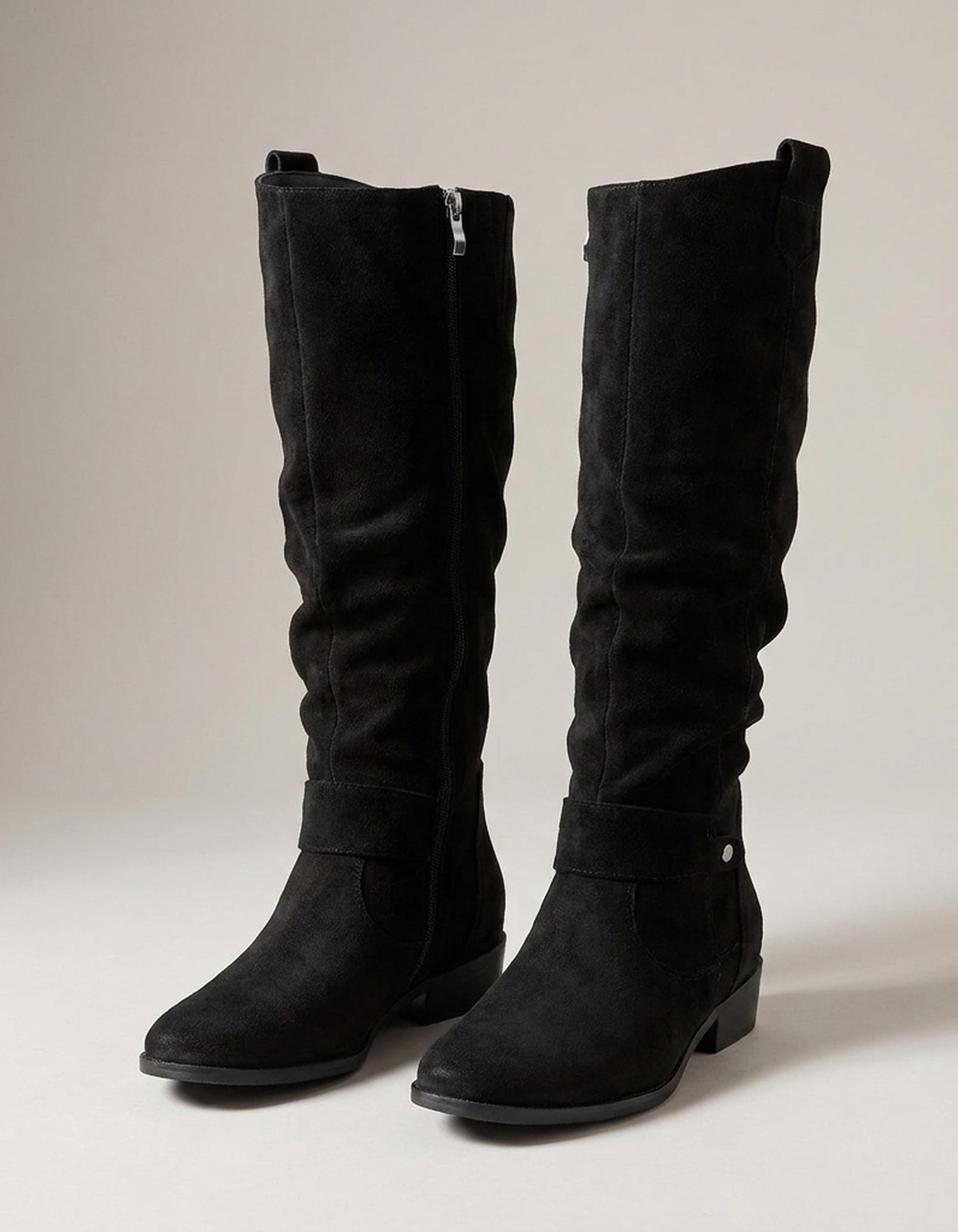 PLUXSTYLE::numise::wide-fit-knee-high-boots::pack-black