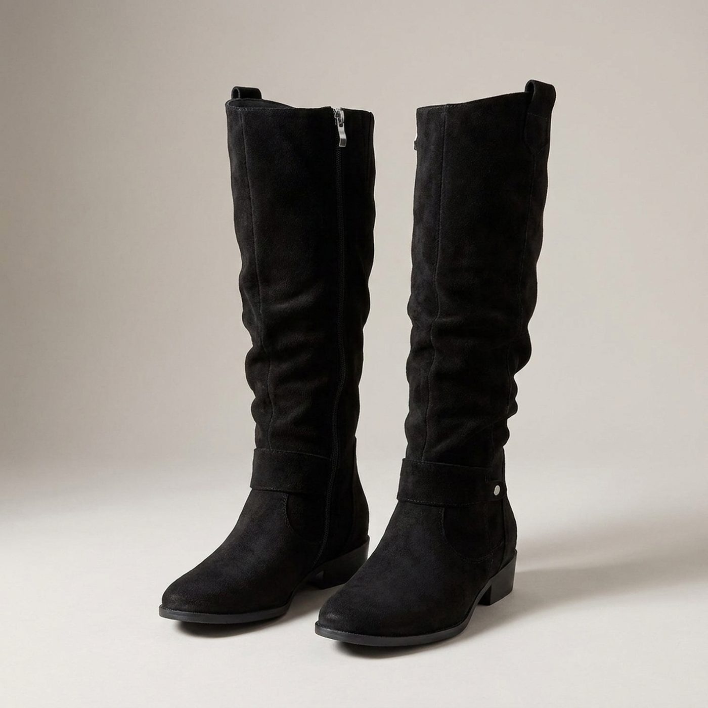 PLUXSTYLE::numise::wide-fit-knee-high-boots::pack-black