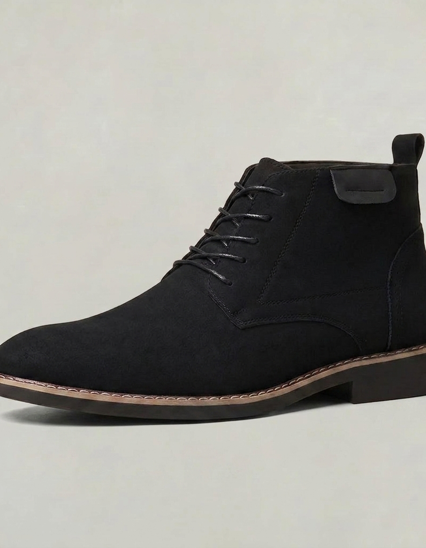 PLUXSTYLE::numise::mens-round-toe-lace-up-ankle-boots::closeup-hero