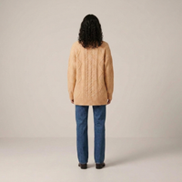 PLUXSTYLE::numise::womens-longline-cardigan::back