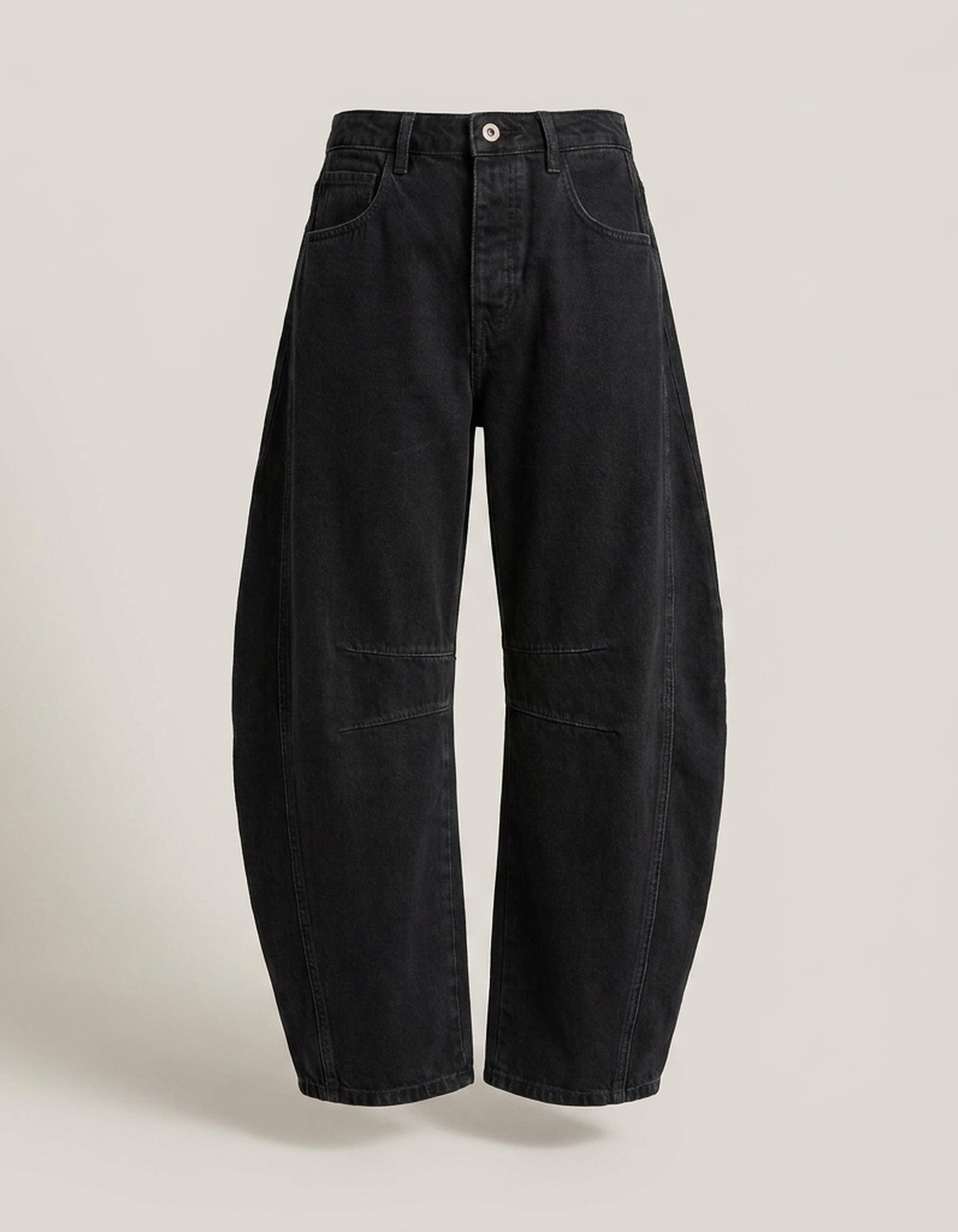 PLUXSTYLE::numise::amelia-high-waist-barrel-leg-jeans::pack-black
